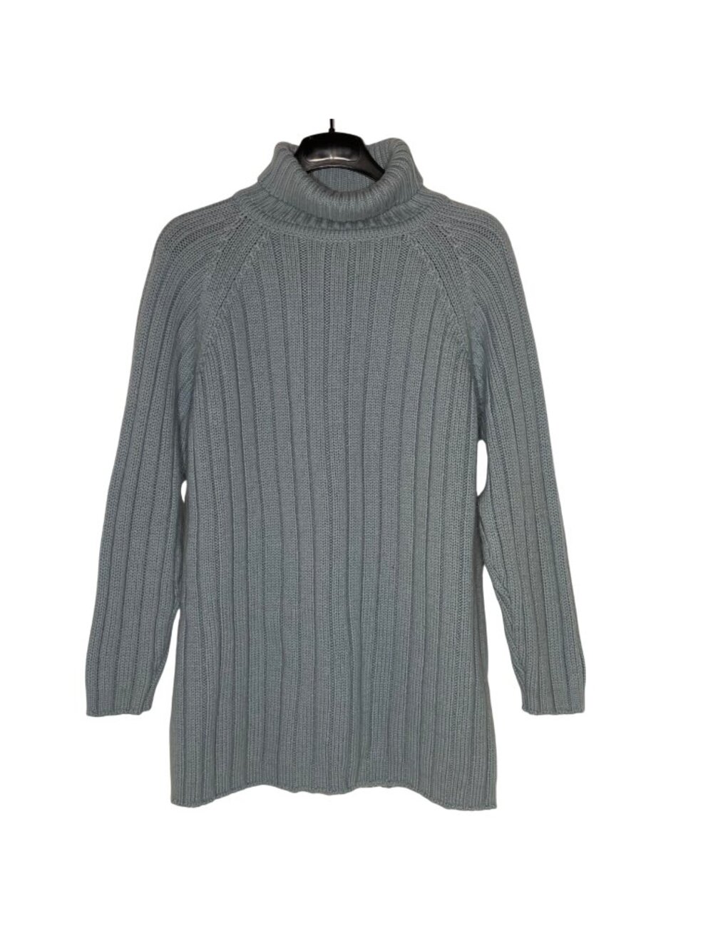 L.L. Bean VTG Merino Wool Turtleneck Sweater Sz LG Chunky Fisherman Scotland